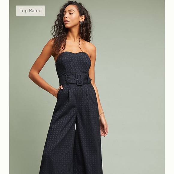 haley strapless jumpsuit